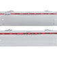 MTH 30-6014 O Santa Fe O-27 Streamlined Combine/Diner Passenger Set (Set of 2) LN/Box