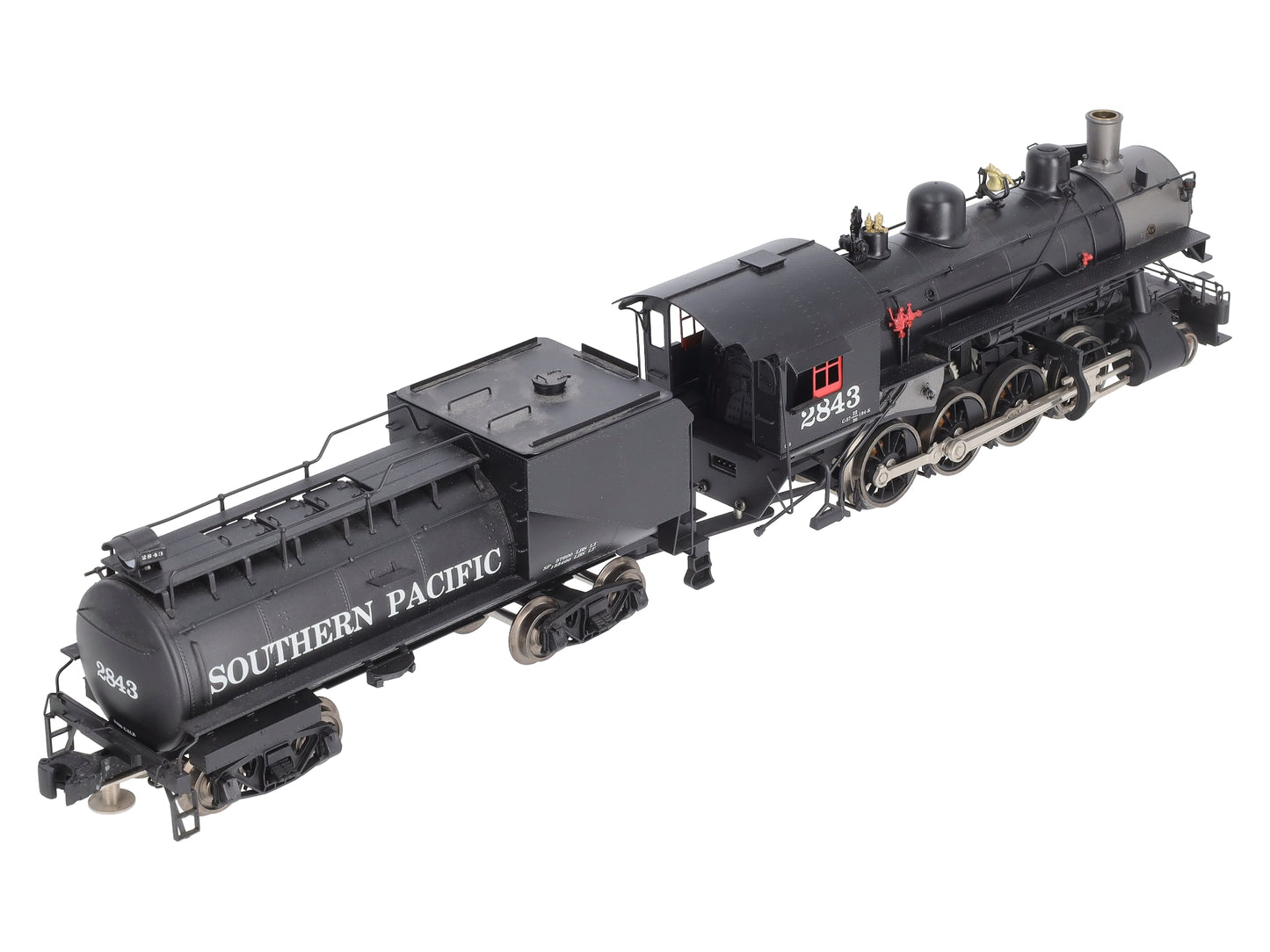 3rd Rail 2843 O BRASS SP 2-8-0 Steam Locomotive & Tender #2843 -3-Rail LN/Box