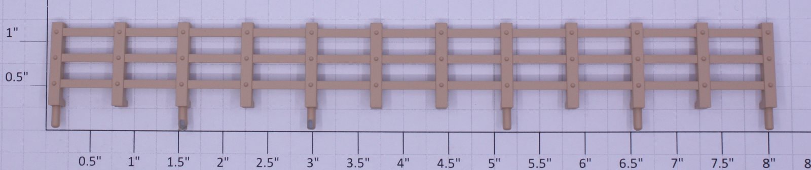 Lionel 26036-5 Long Tan Fence