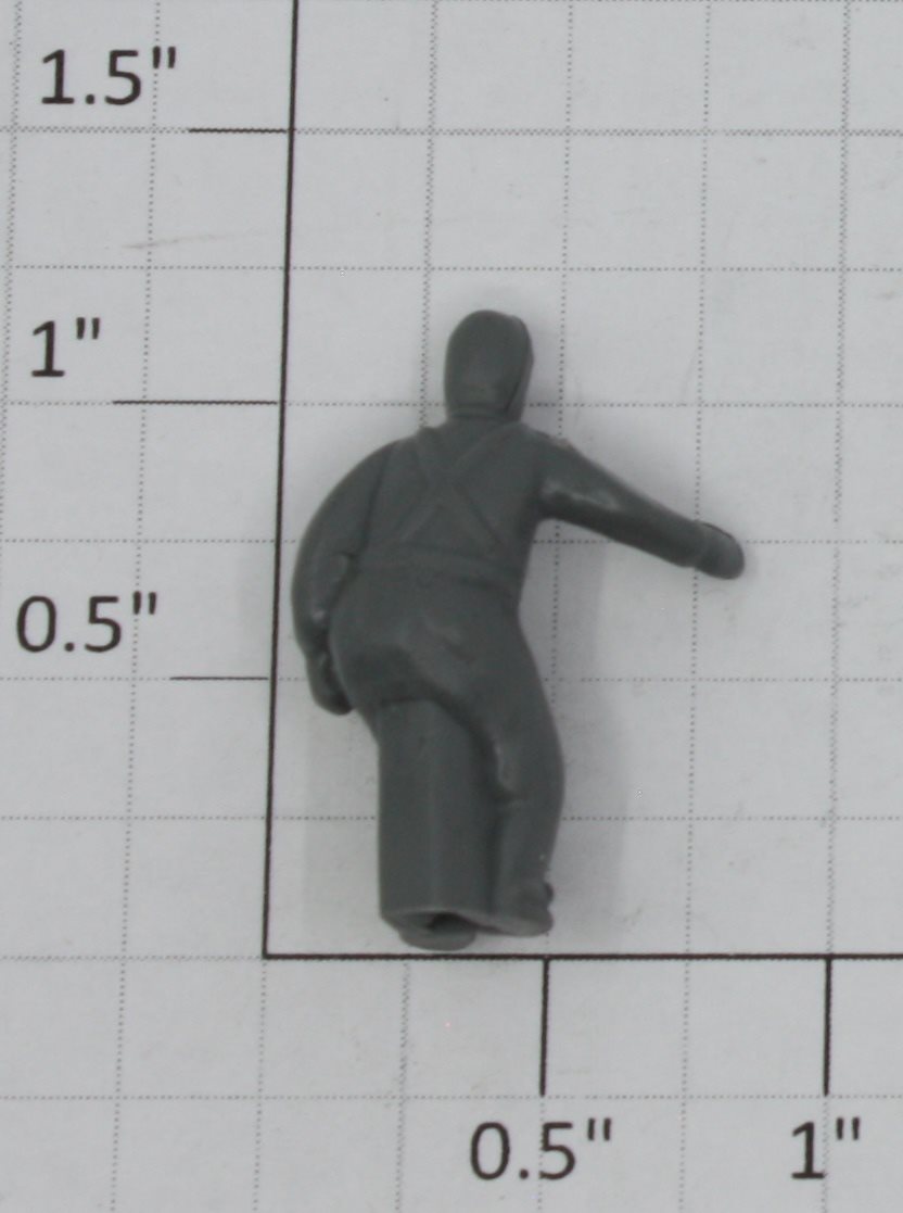 K-Line K7000-1 Gray Operating Boxcar Man Figure