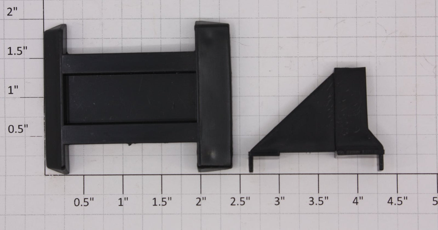 K-Line K6600-04-01 Flatcar Trailer Support with Wheel Chock