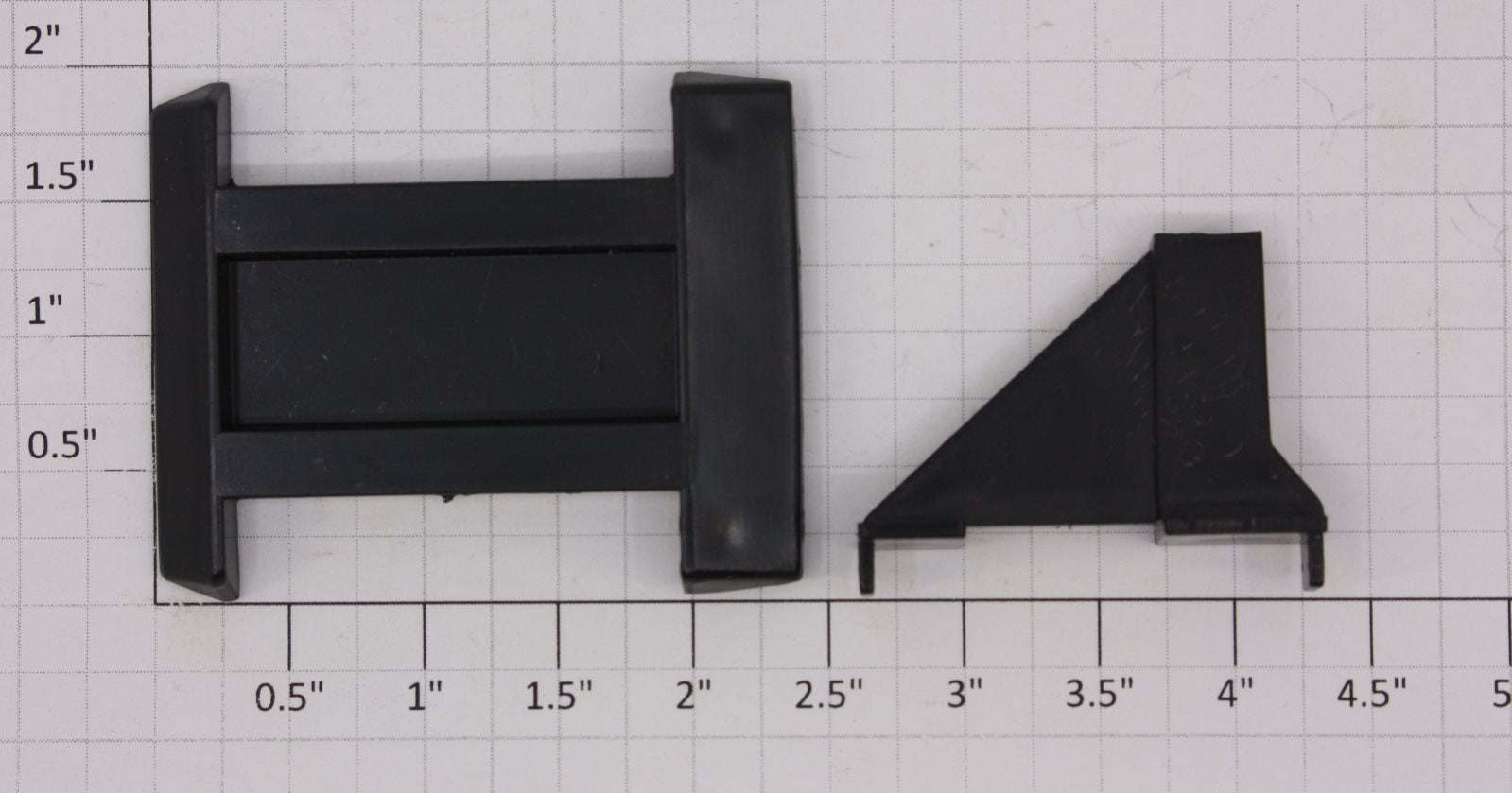 K-Line K6600-04-01 Flatcar Trailer Support with Wheel Chock