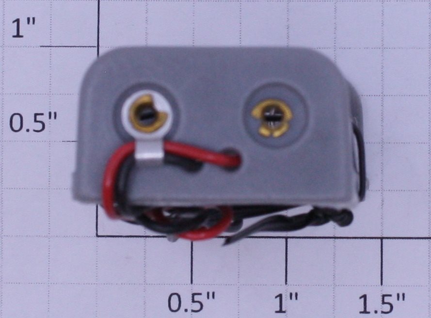 K-Line K6400-X1 Gray Plastic AA Battery Holder