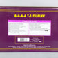MTH 20-3043-1 O PRR 4-4-4-4 T-1 Duplex Steam Locomotive & Tender w/PS1 #6110 LN/Box