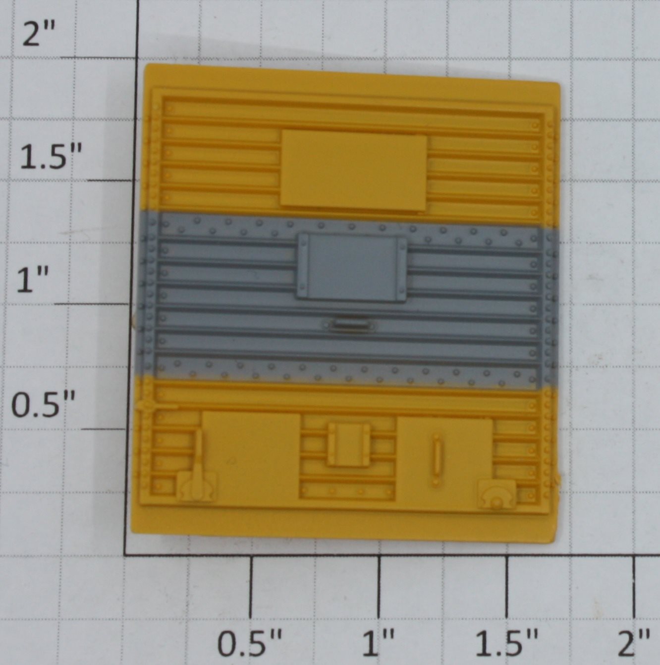 Lionel 9249-15yg Dark Yellow and Gray Multi-Panel Boxcar Door