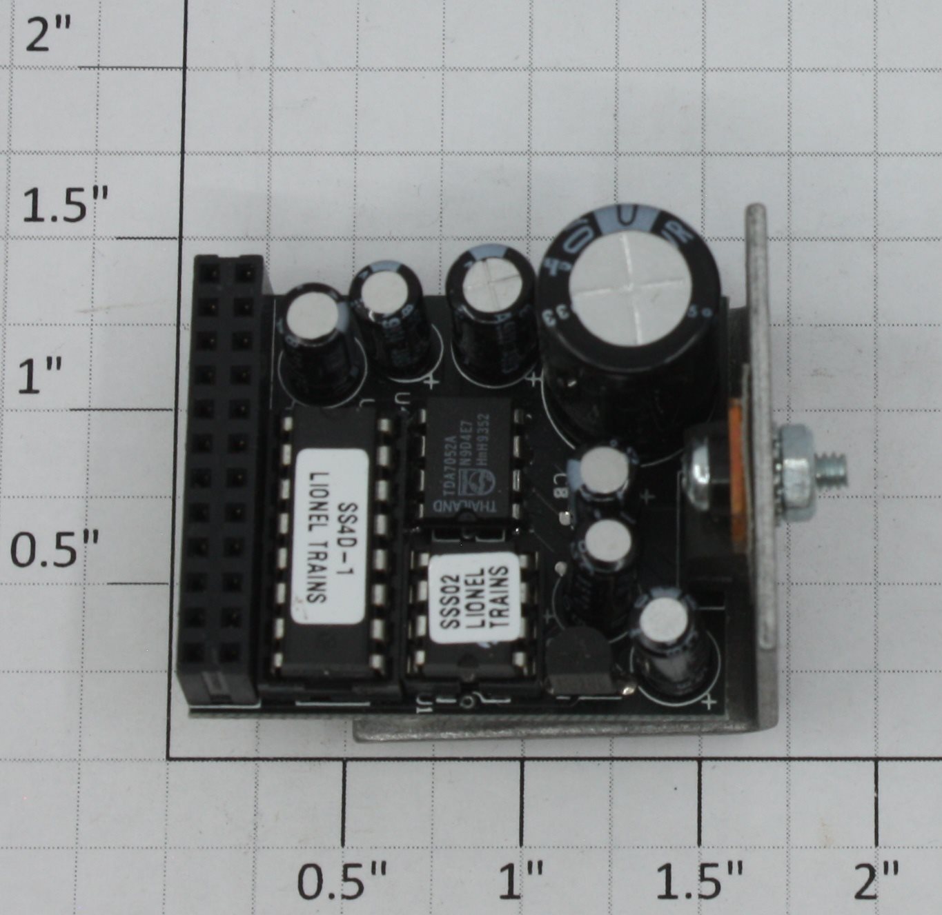 Lionel 691PCB107B Signal Sounds Board Steam Whistle and Bell SS4D-1 w/ Heatsink