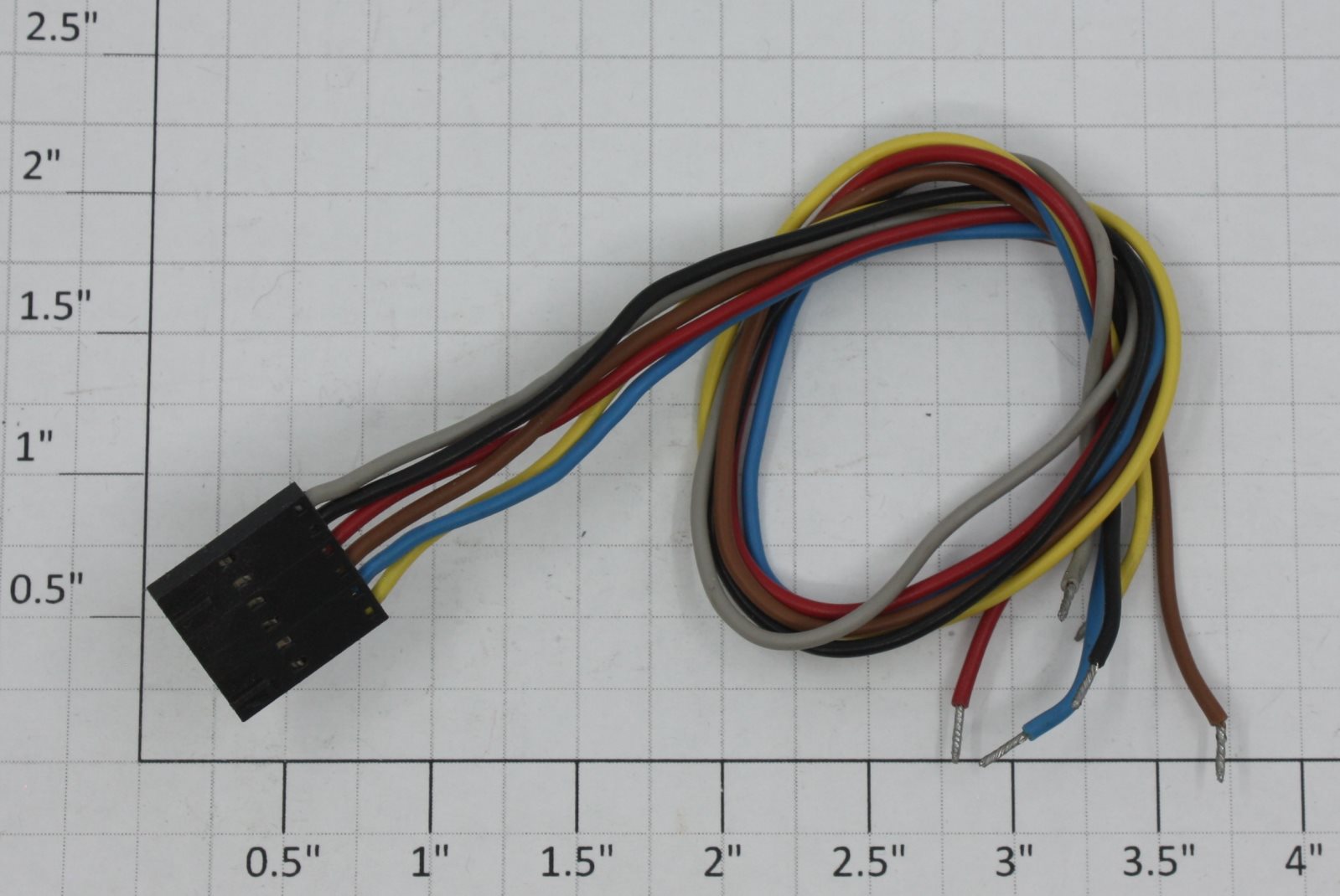 K-Line K3602-X001 6-Pin Male Harness with Leads