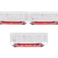 Micro-Trains 99300182 N Burlington Northern 70' Husky Stack Well Car (Set of 3)