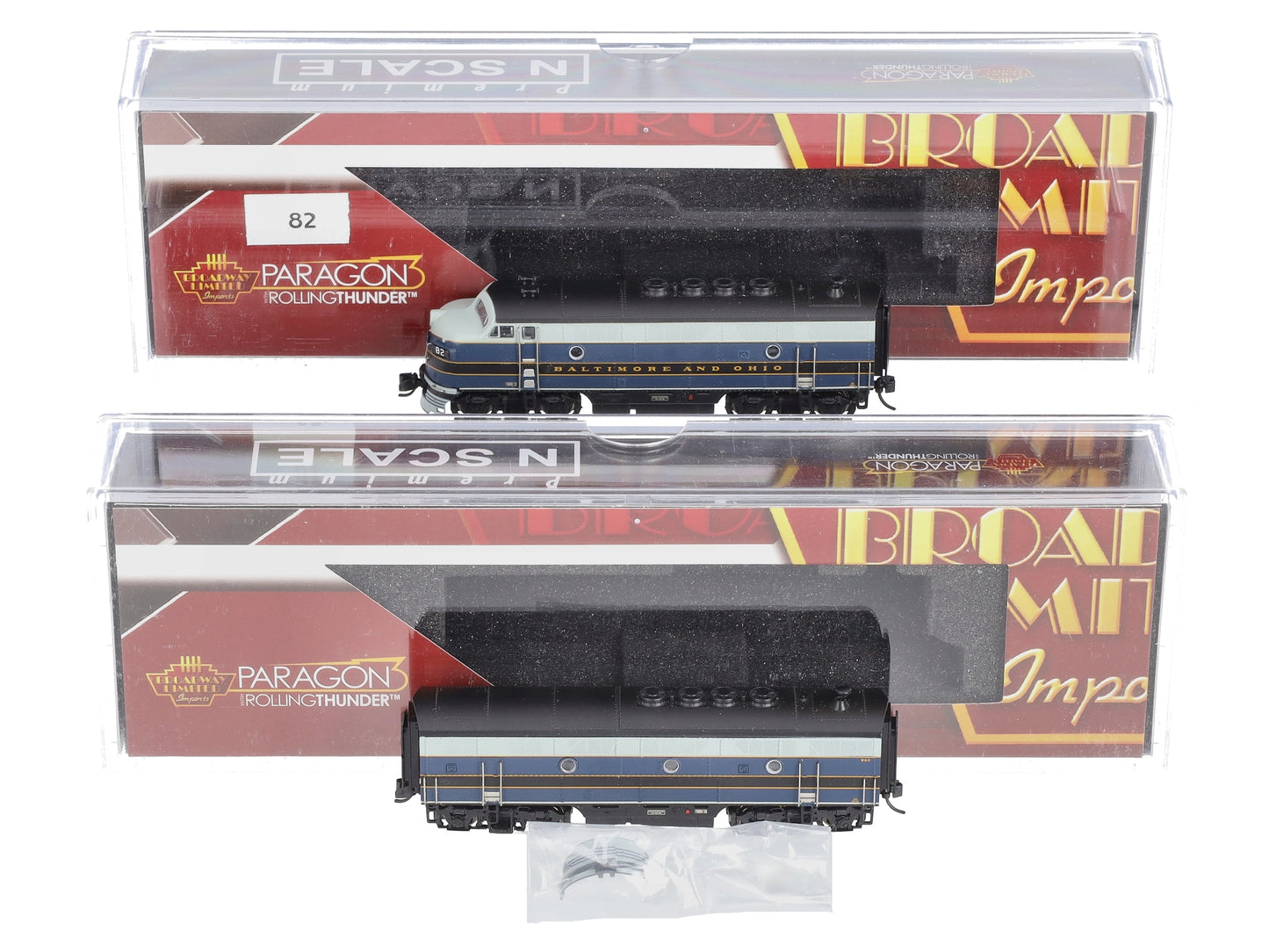 Broadway Limited 3783 N Baltimore & Ohio EMD F3 AB Diesel Engines with Sound/DCC