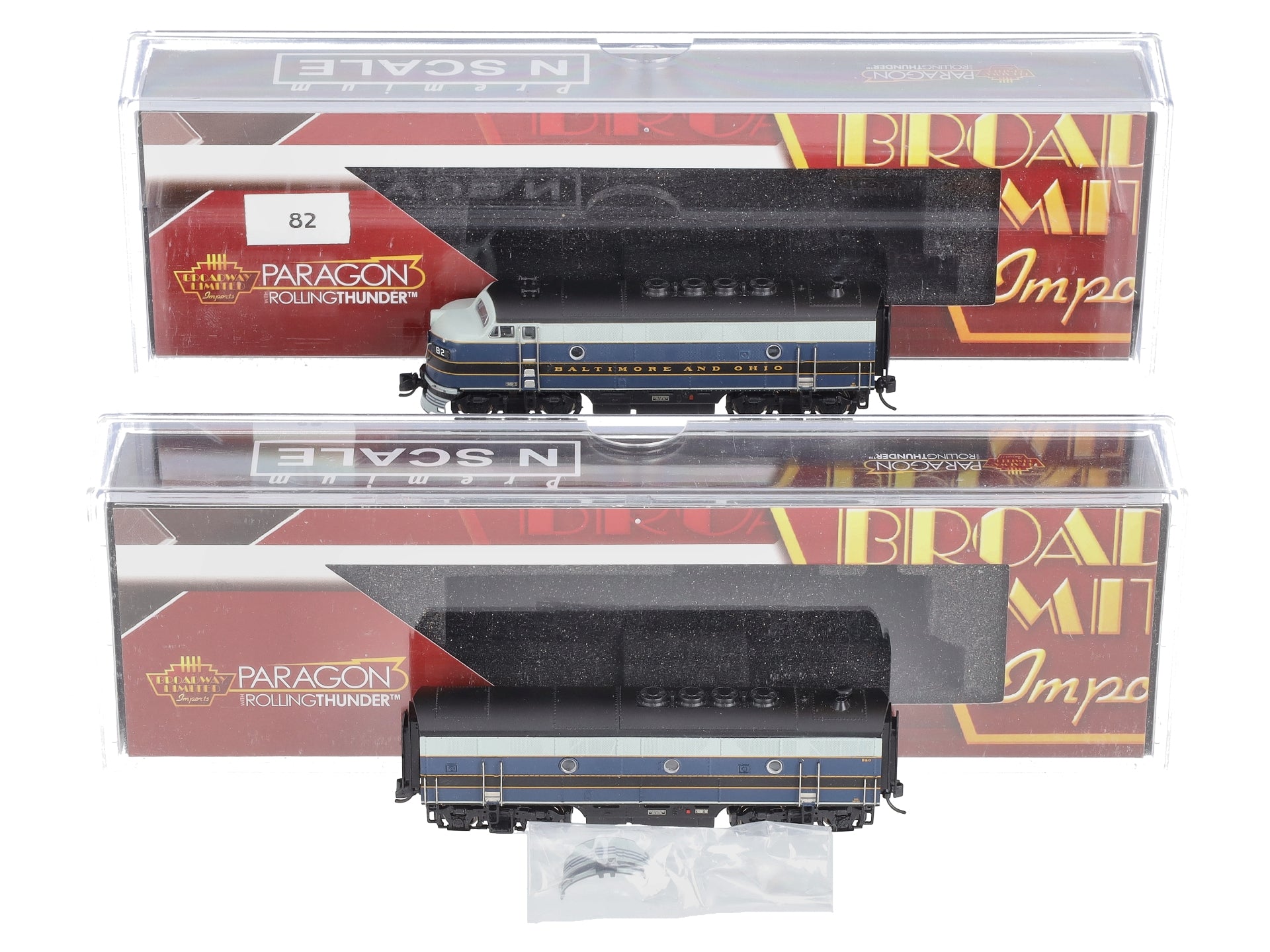 Broadway Limited 3783 N Baltimore & Ohio EMD F3 AB Diesel Engines with Sound/DCC