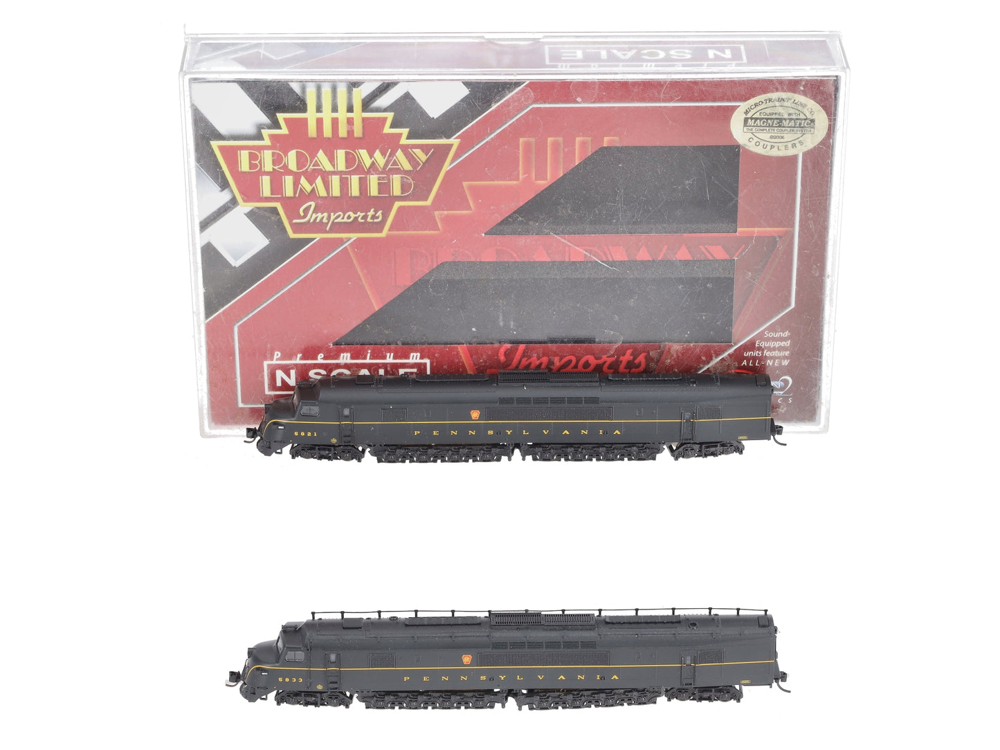 Broadway Limited 3144 N Pennsylvania Railroad Baldwin CentipedeA-A #5833, 5821