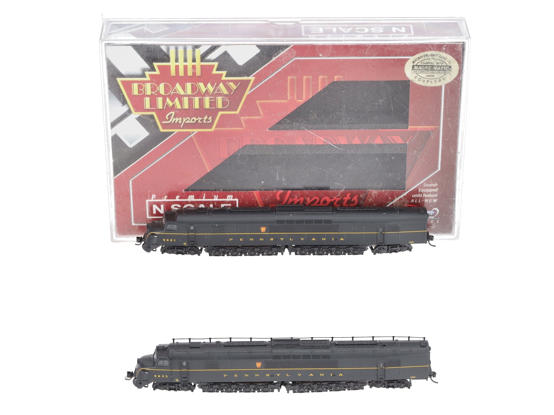 Broadway Limited 3144 N Pennsylvania Railroad Baldwin CentipedeA-A #5833, 5821