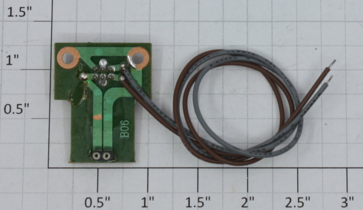 K-Line K3600-X037 2-Pin Lamp Socket PCB Circuit Board Assembly with Wire