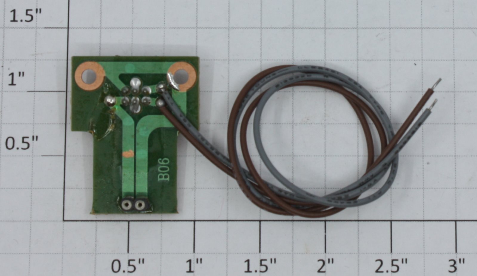 K-Line K3600-X037 2-Pin Lamp Socket PCB Circuit Board Assembly with Wire