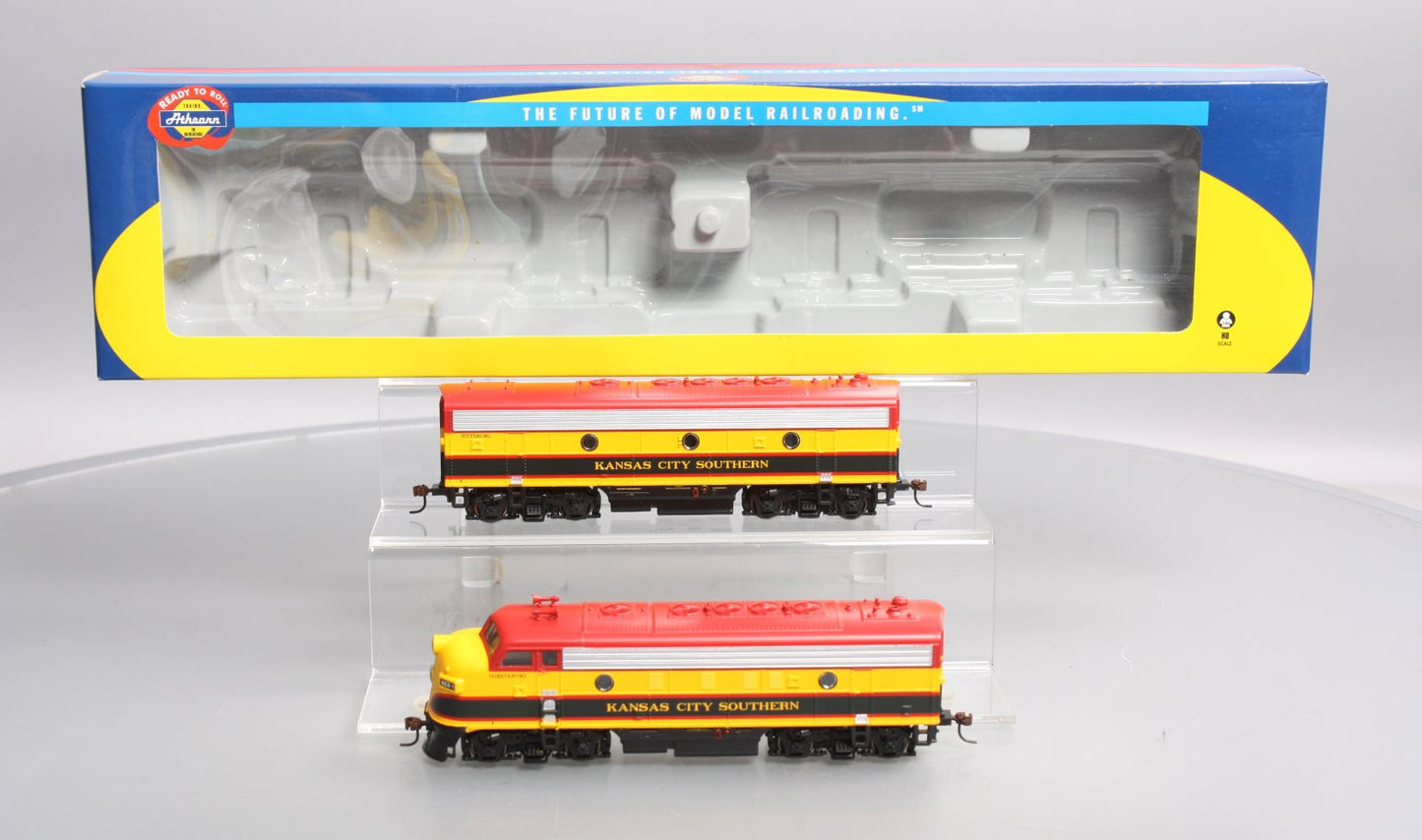 Athearn 80204 HO KCS/Executive F7A-F7B Diesel Locomotive (Set of 2)