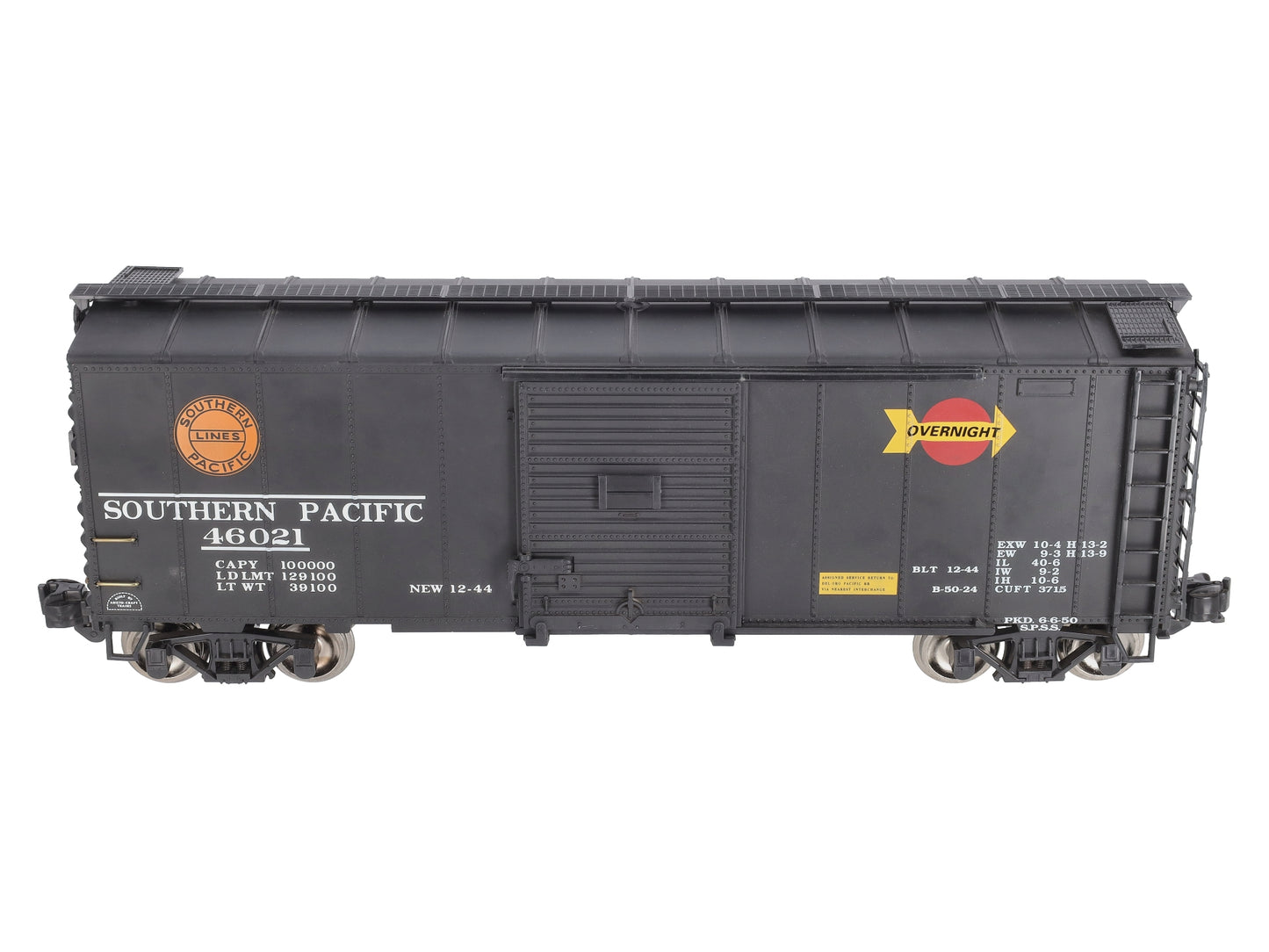 Aristo-Craft 46021 G Scale Southern Pacific Overnight Boxcar - Metal Wheels