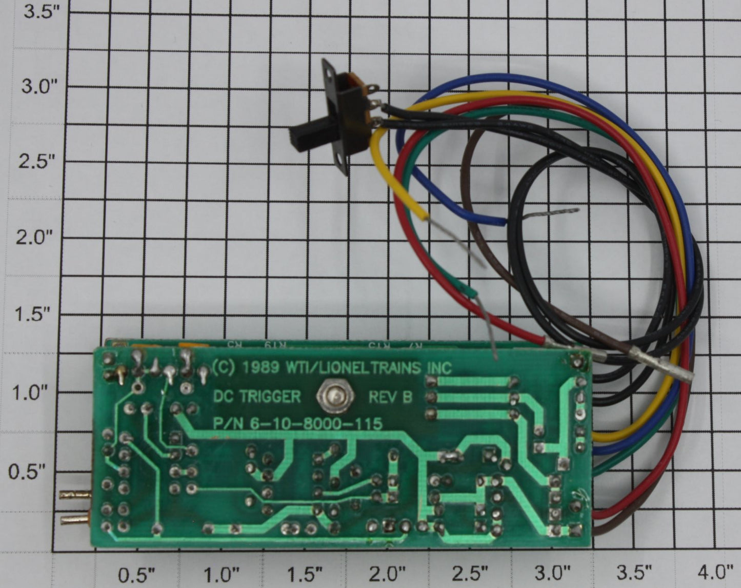 Lionel 85110-40 G Scale Steam Sound Circuit Board Assembly