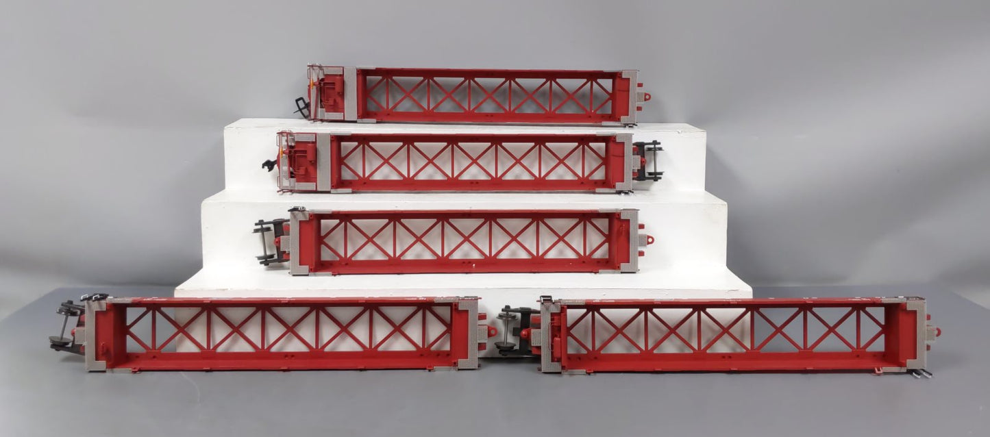 USA Trains R17151 G BN Intermodal 5 Unit Articulated Set w/o Containers #64200