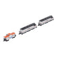 Life Like 7601 N Amtrak Double Header Set w/Caboose LN/Box