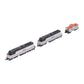 Life Like 7601 N Amtrak Double Header Set w/Caboose LN/Box