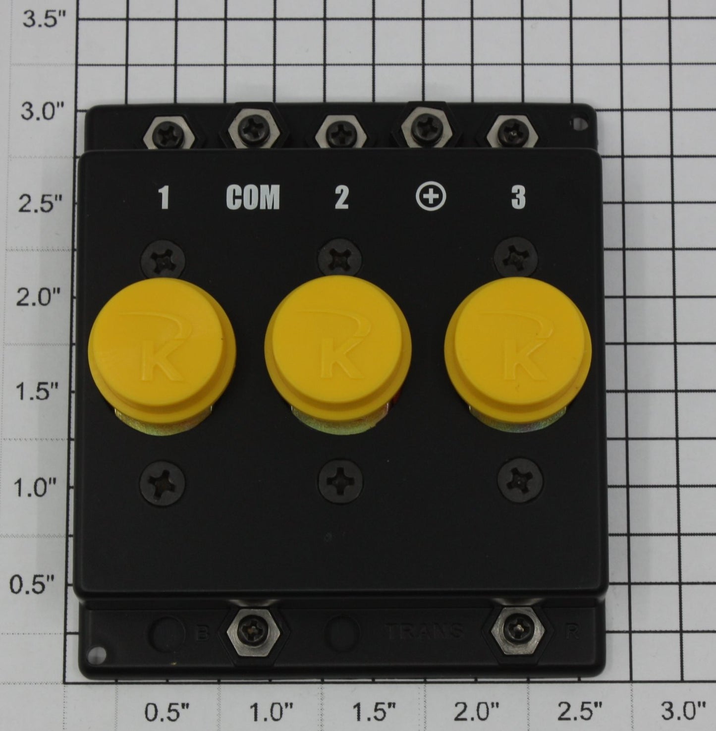 K-Line K-0095 O Gauge COM Accessory Triple Slide Switch Controller