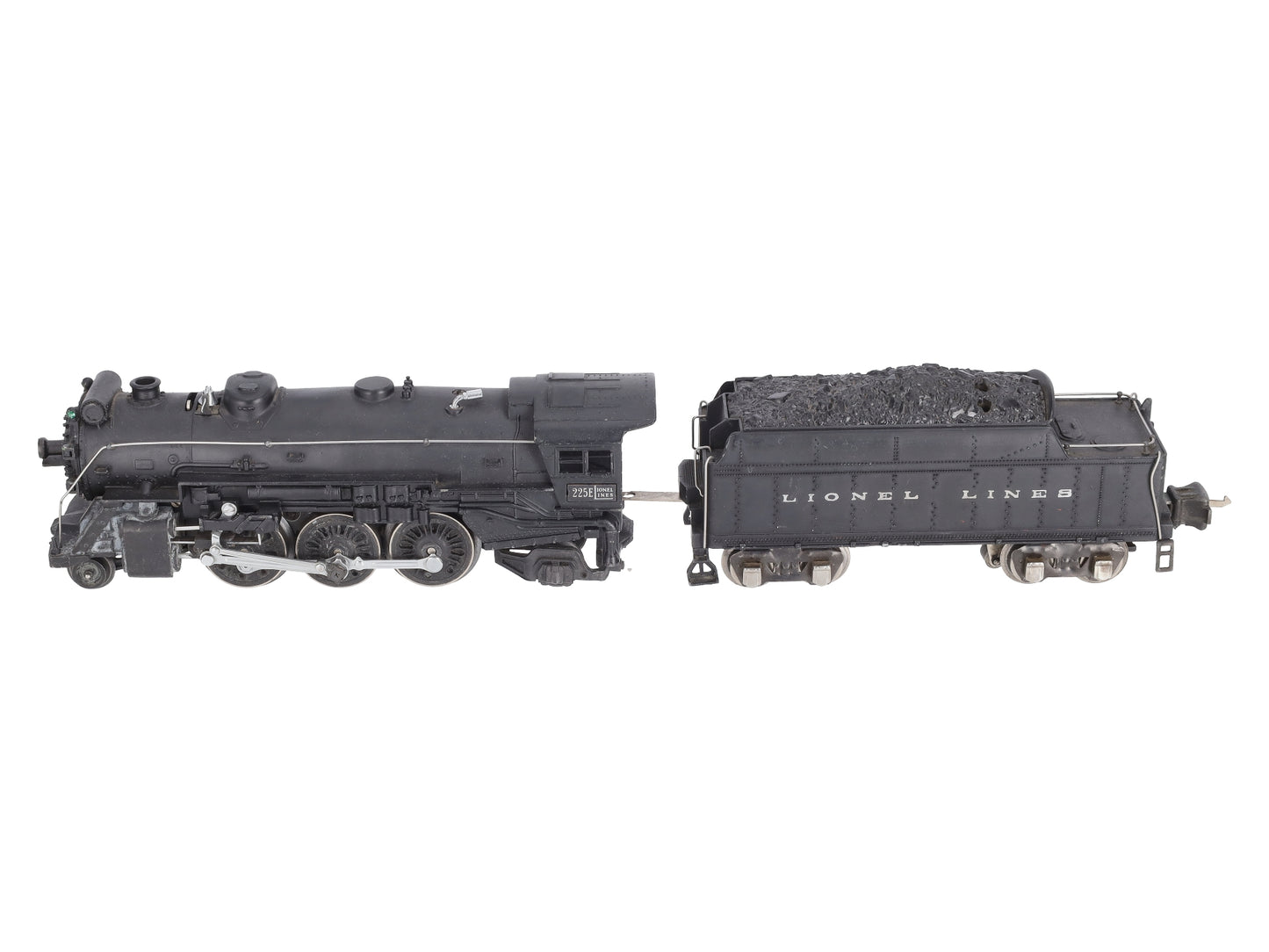 Lionel 225E Vintage O 2-6-2 Die-Cast Steam Locomotive w/2245W Tender VG