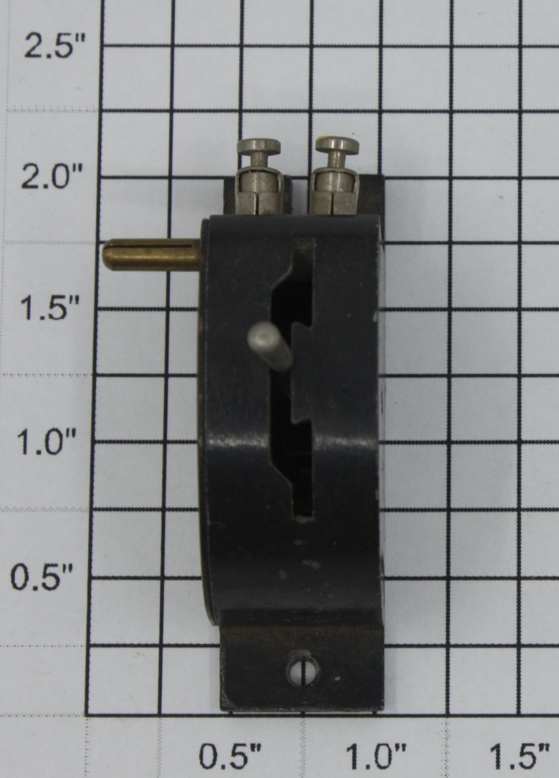 Trix 66B HO Black Metal Twin TTR Switch Controller with Push Button Terminals