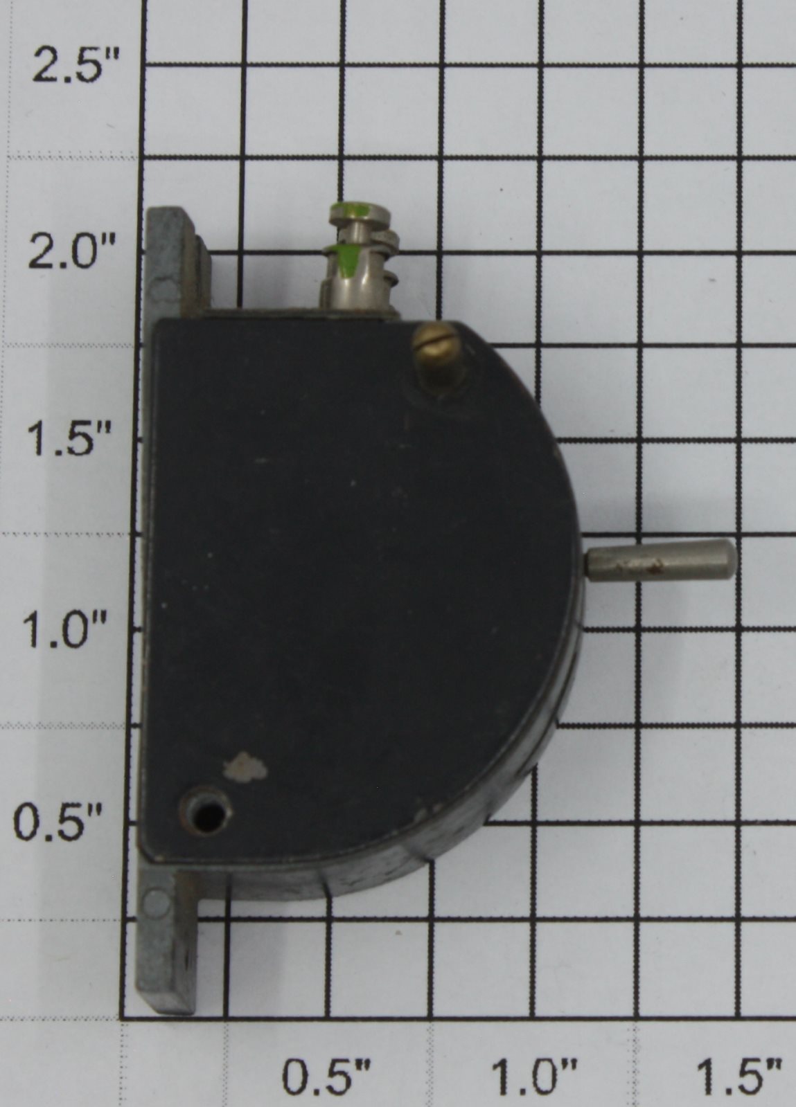 Trix 66B HO Black Metal Twin TTR Switch Controller with Push Button Terminals