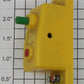 Trix 6594 N Gauge Yellow MiniTrix Switch Controller with Post