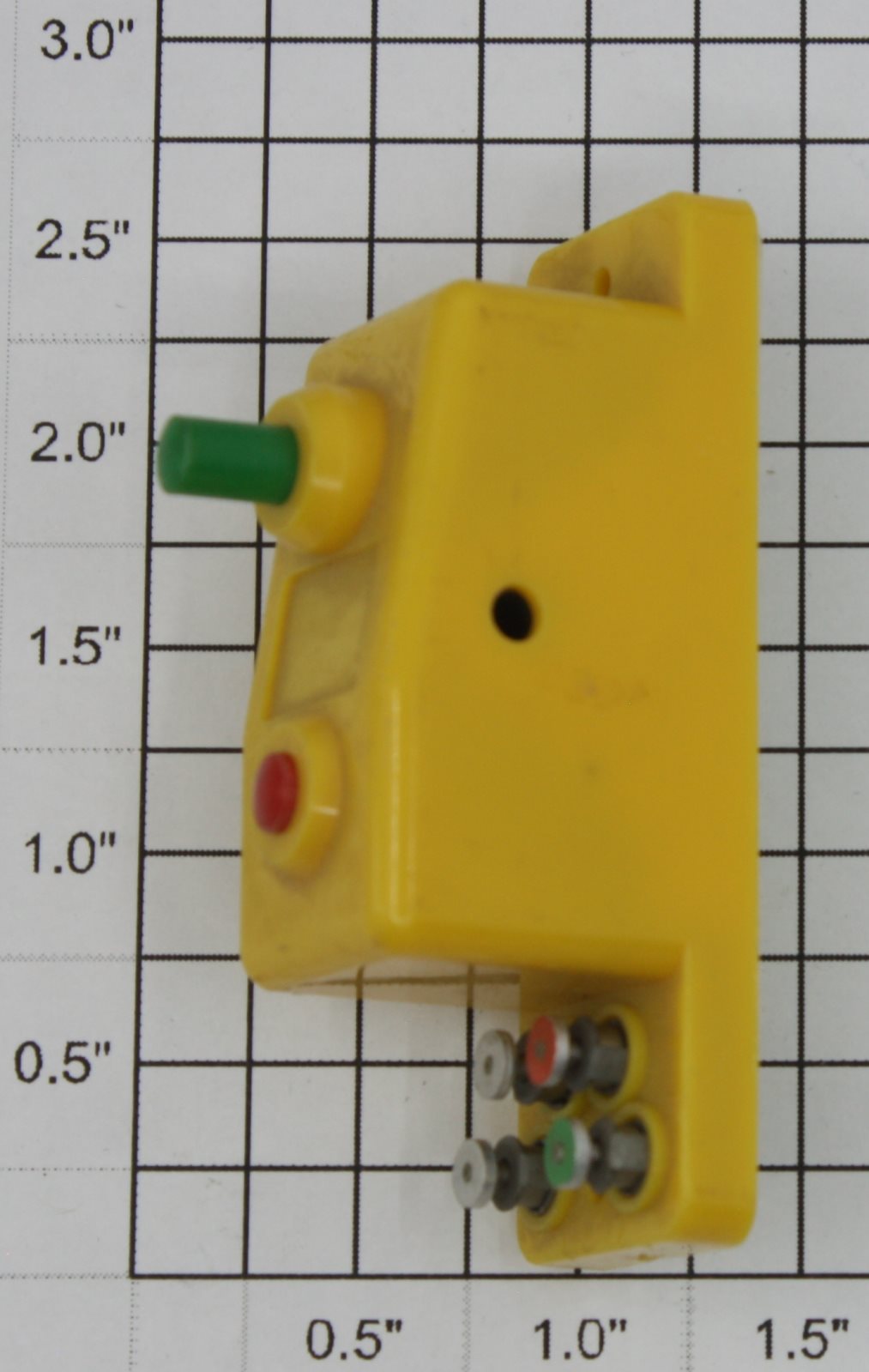 Trix 6594 N Gauge Yellow MiniTrix Switch Controller with Post