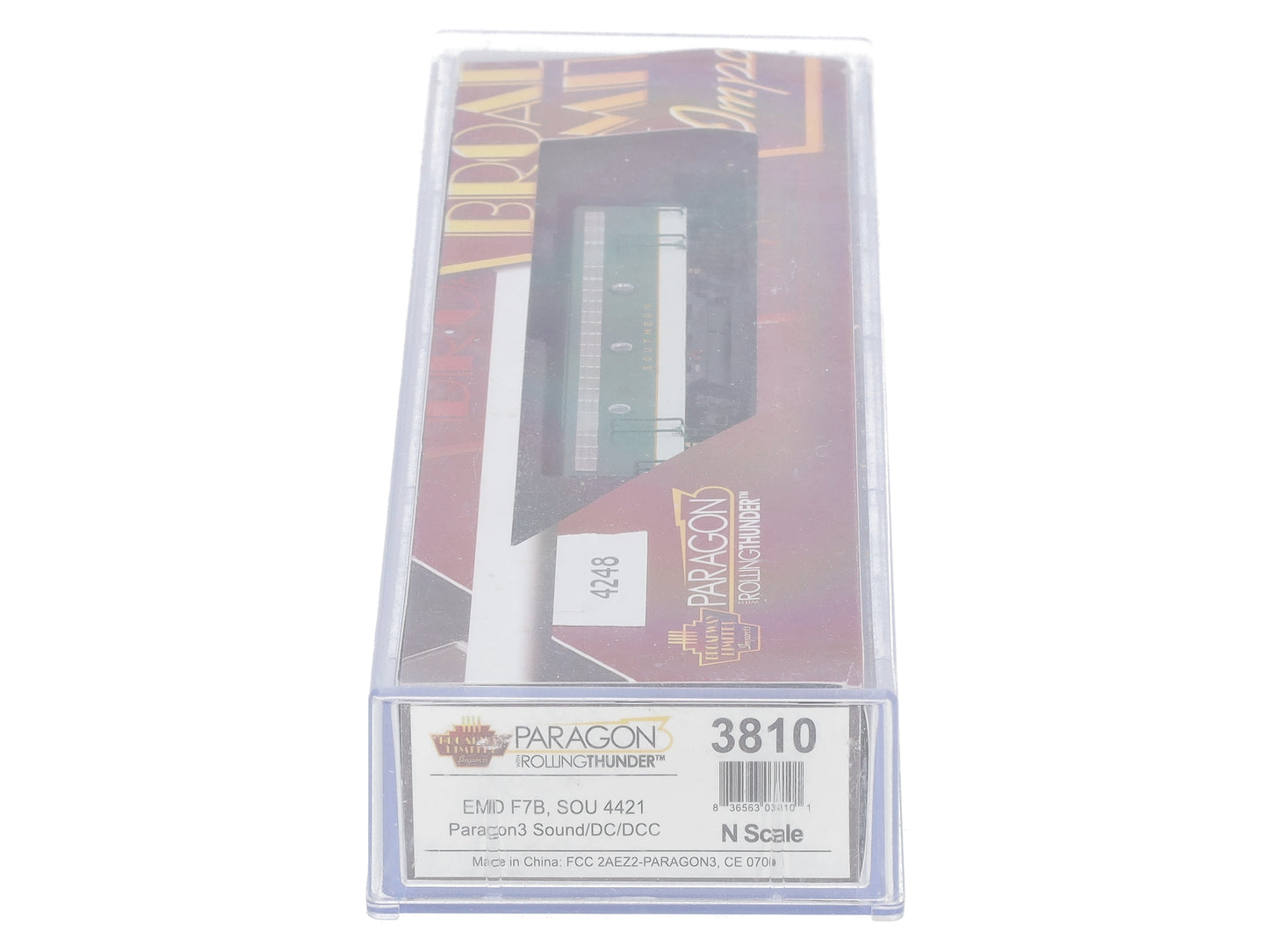Broadway Limited 3810 N Southern EMD F7B Diesel Locomotive Sound/DCC #4421