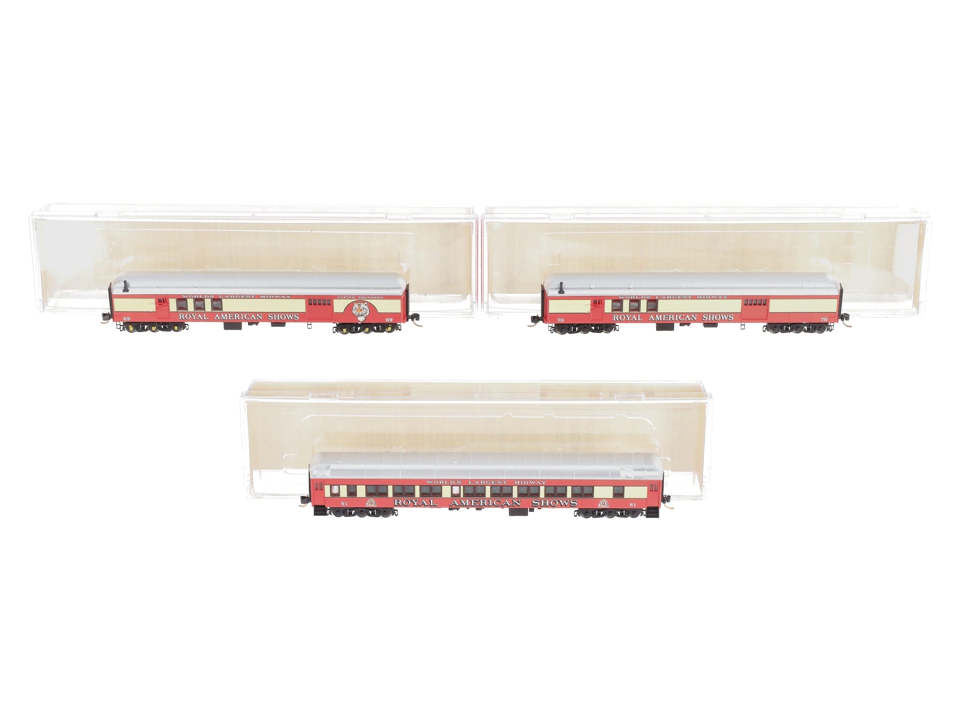 Micro Trains 99301450 N Royal American Shows Heavyweight Passenger (Set of 3)