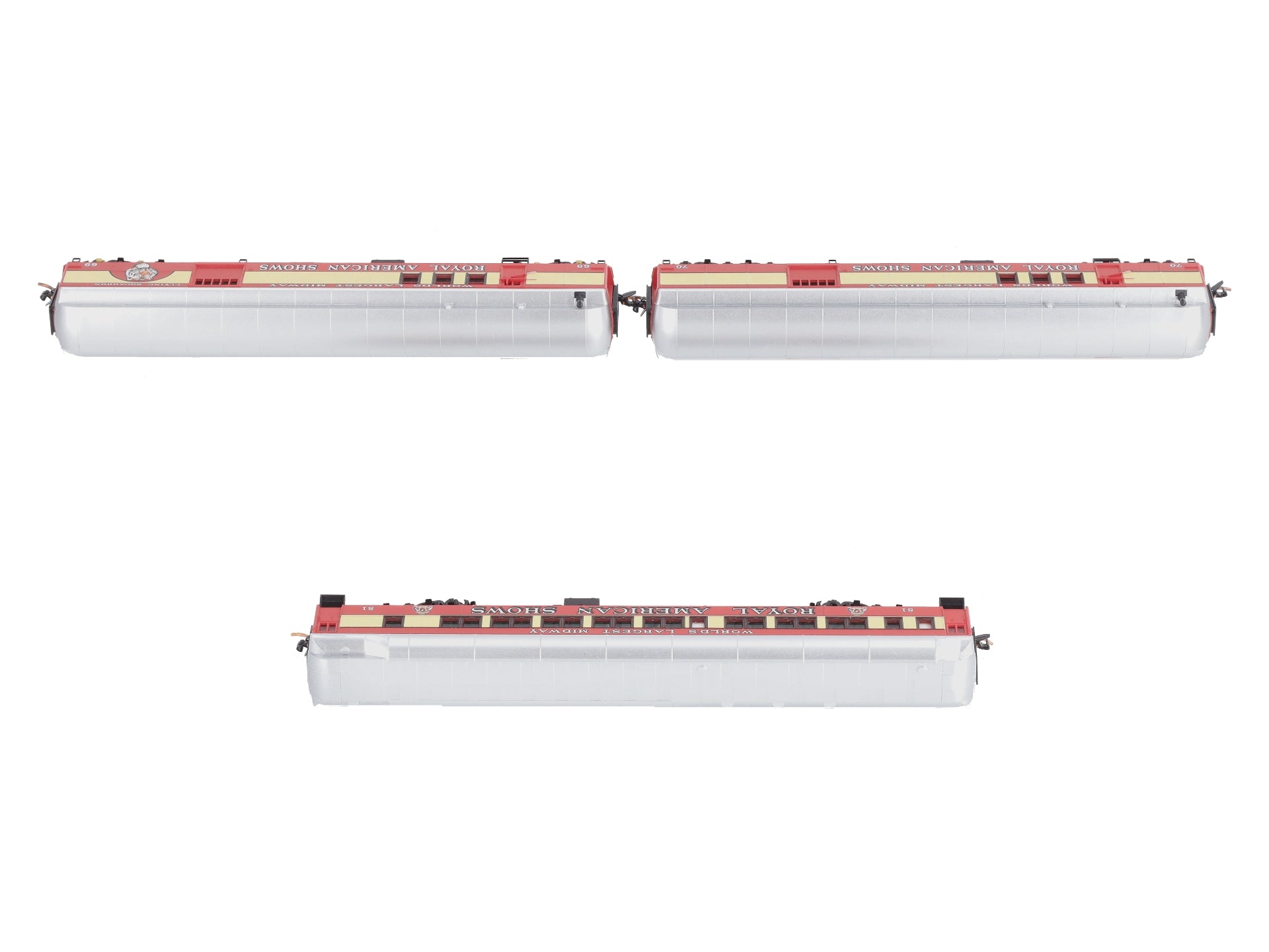 Micro Trains 99301450 N Royal American Shows Heavyweight Passenger (Set of 3)
