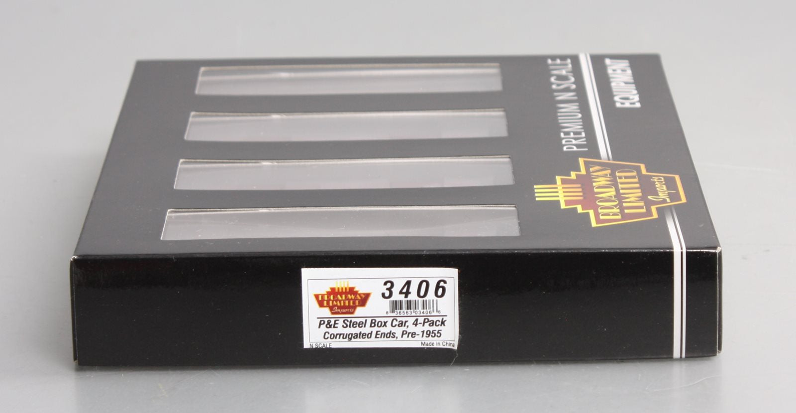 Broadway Limited 3406 N Peoria & Eastern NYC 40' Steel Boxcars (Set of 4)