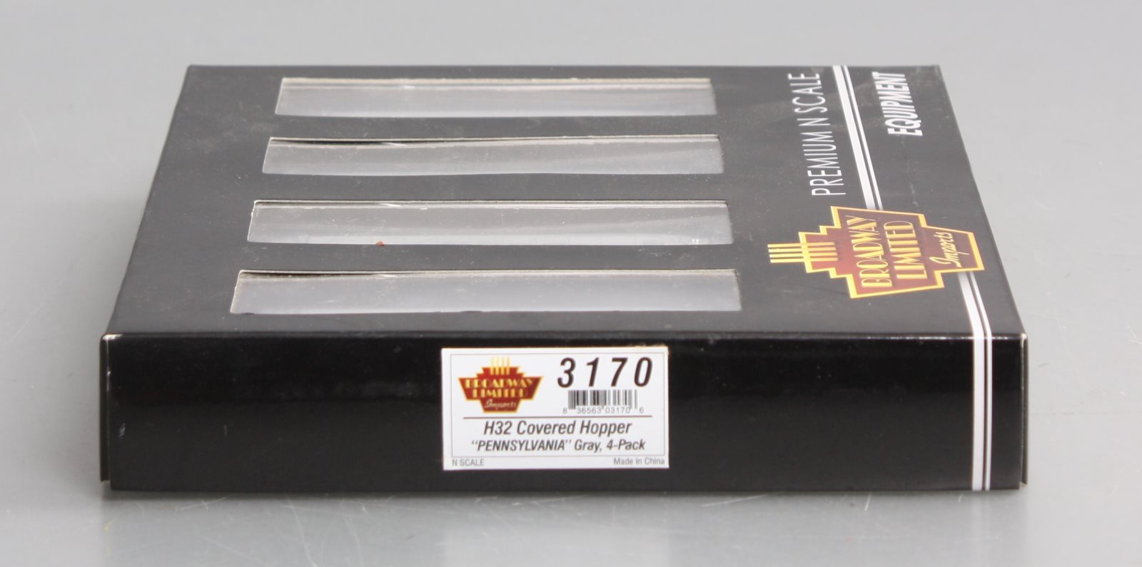 Broadway Limited 3170 N PRR Class H32 5-Bay Covered Hopper Set A (Pack of 4)