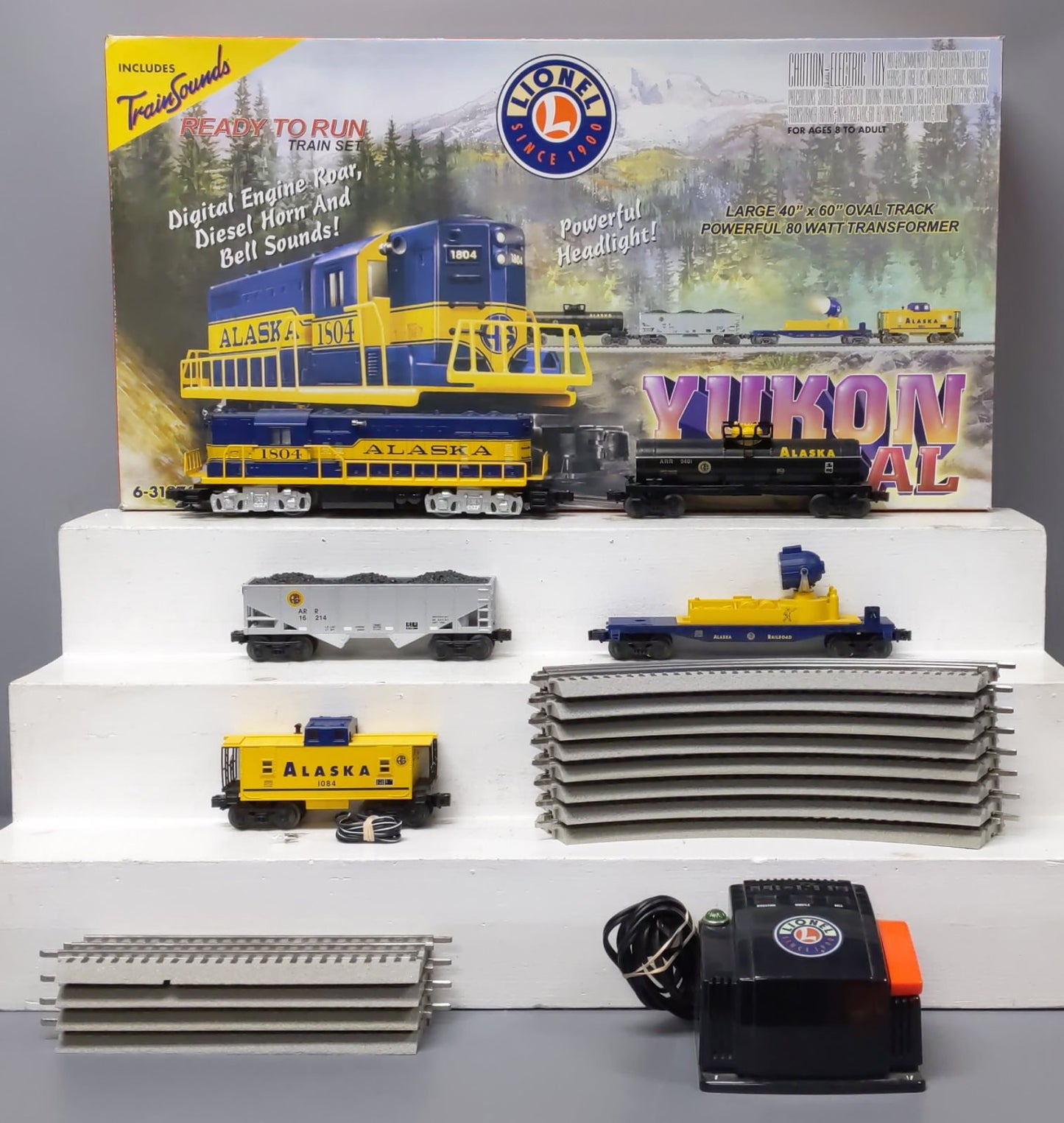 Lionel 6-31976 Yukon Special O Gauge Diesel Freight Train Set EX/Box