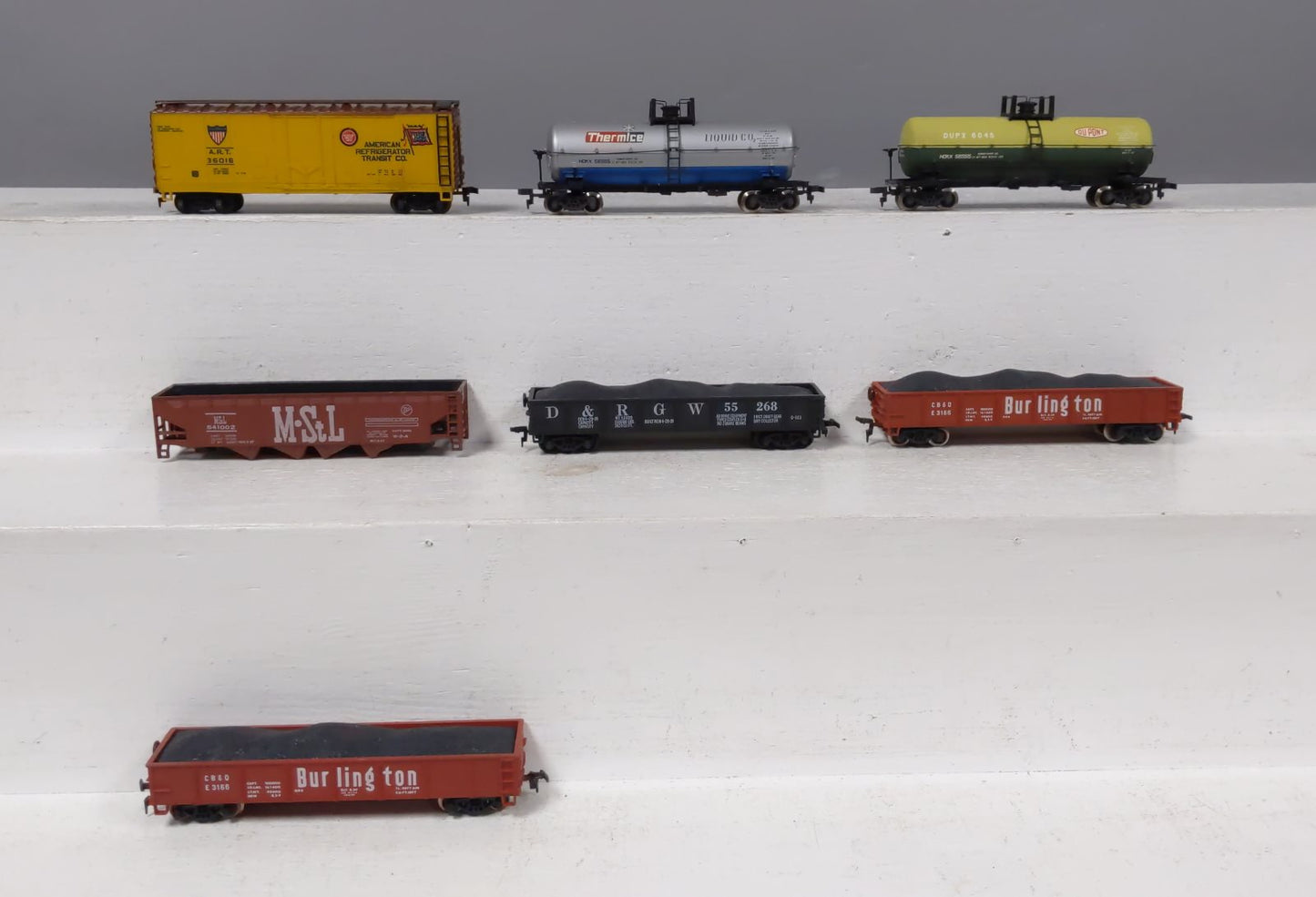 AHM HO Assorted Freight Cars [7] VG