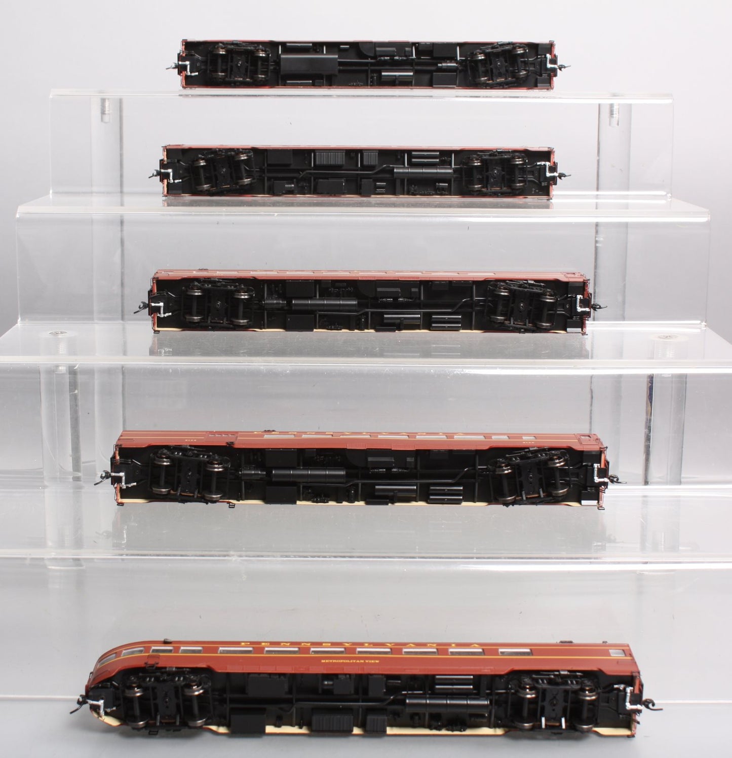 MTH 80-60048 HO Pennsylvania Tuscan Smooth Passenger Car Set (Set of 5)
