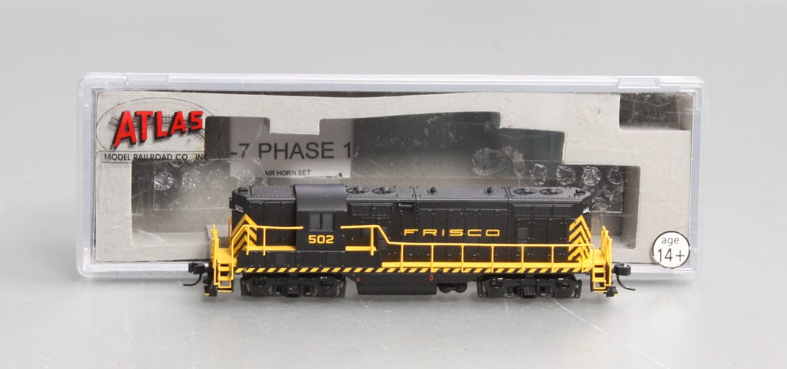 Atlas 50847 N Scale Frisco GP-7 Locomotive w/DCC #502