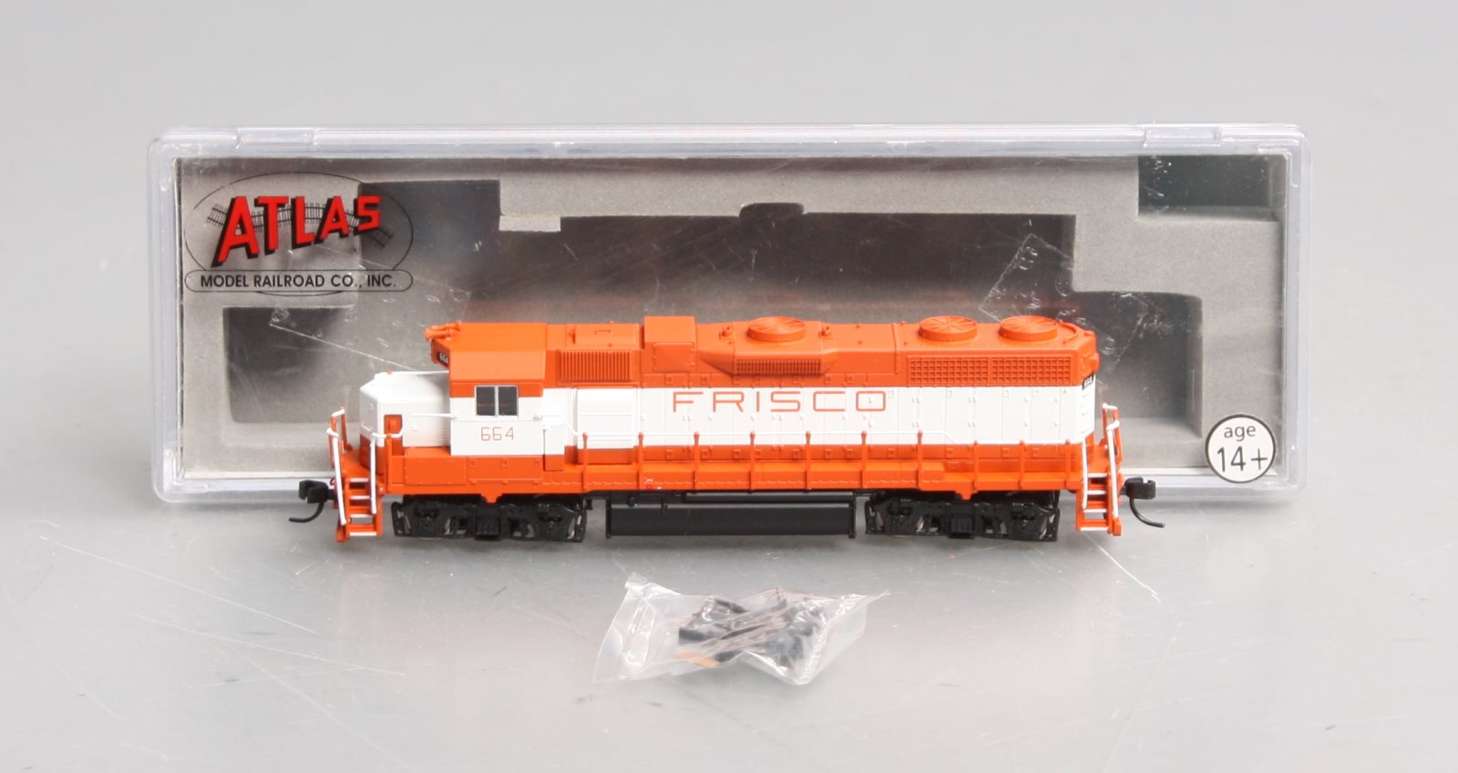 Atlas 47830 N Scale Frisco GP38-2 Locomotive w/DCC #664