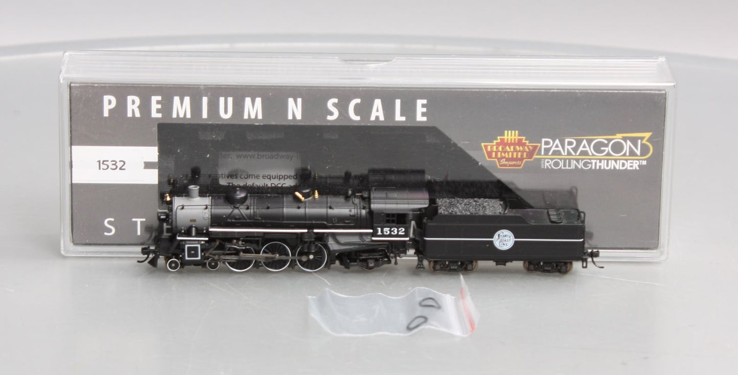 Broadway Limited 6241 N Atlantic Coast Line Light 4-6-2 Steam DCC/Sound #1532