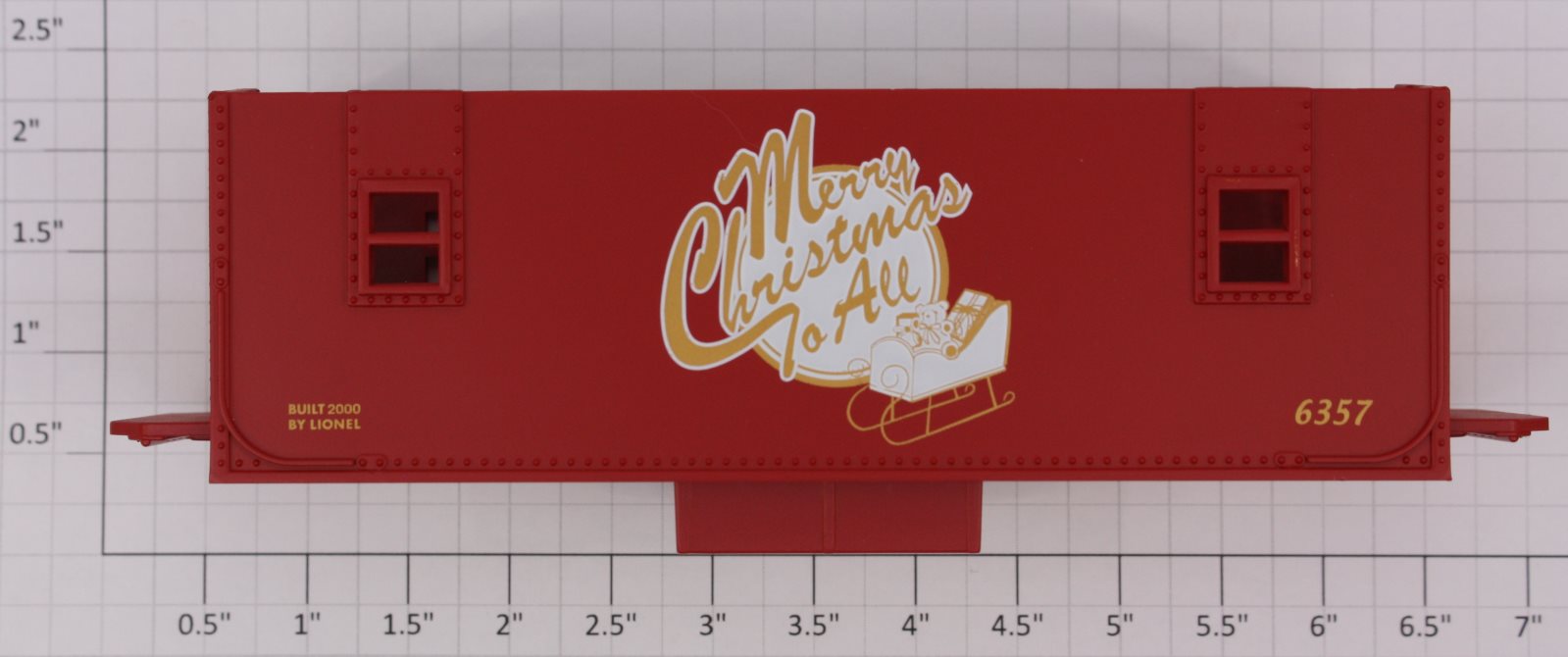 Lionel 26529-7 Christmas Caboose Shell