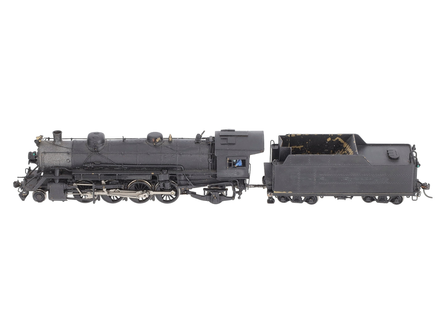Key Imports HO Brass USRA Light 2-8-2 Mikado Steam Locomotive & Tender -Painted EX/Box