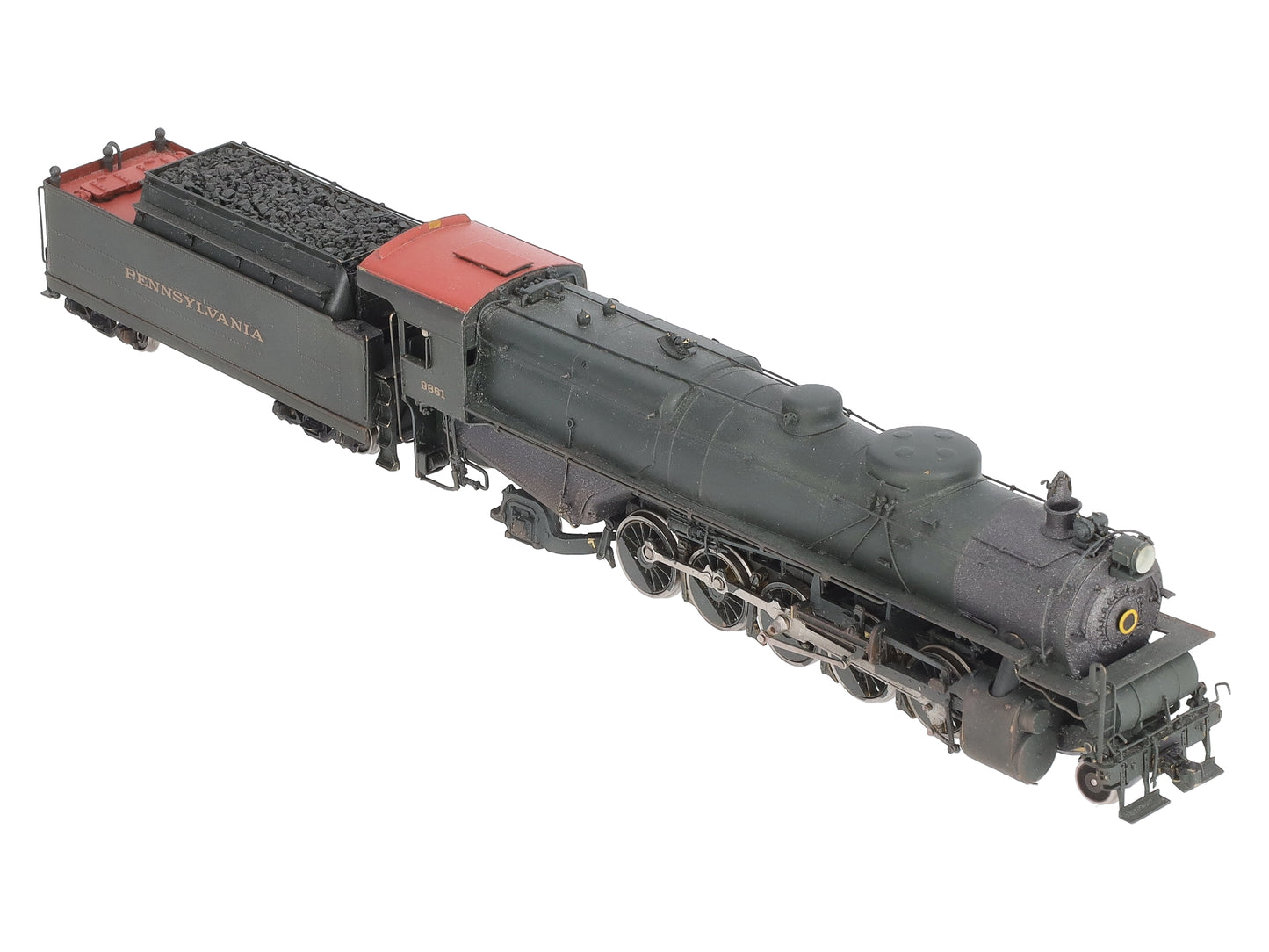 Westside Model Co. HO Brass PRR N-1S 2-10-2 Steam Locomotive & Tender EX/Box