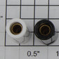 Marklin 7001-1 HO Gauge 1" Black and White Female Sleeve Sockets