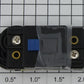 Atlas 6059-1 Momentary Pushbutton Control Switch with Wire and Stickers
