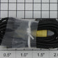 Atlas 6059-1 Momentary Pushbutton Control Switch with Wire and Stickers