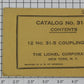 Lionel 31-15 Super O Gauge Copper Ground Pins (Envelope of 12)