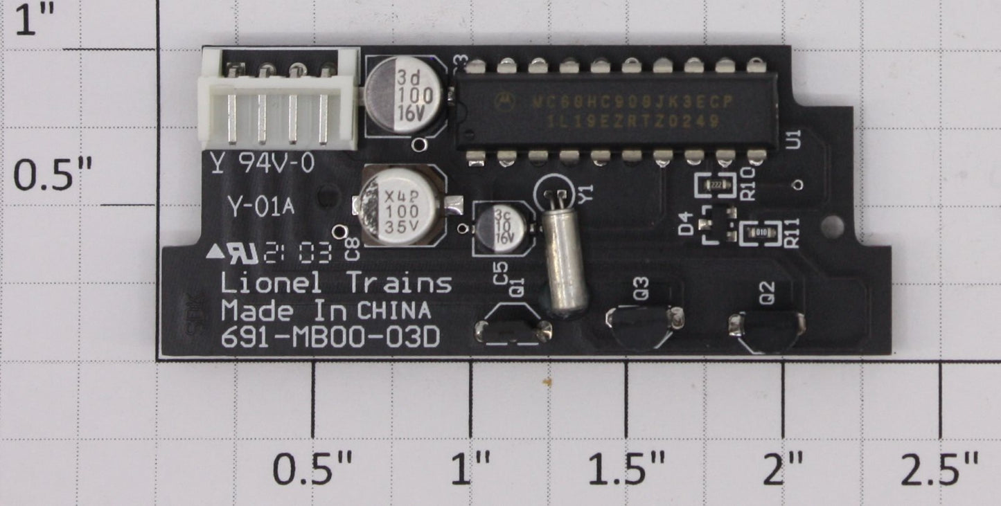 Lionel 691MB0003D Searchlight Control PCB Circuit Board