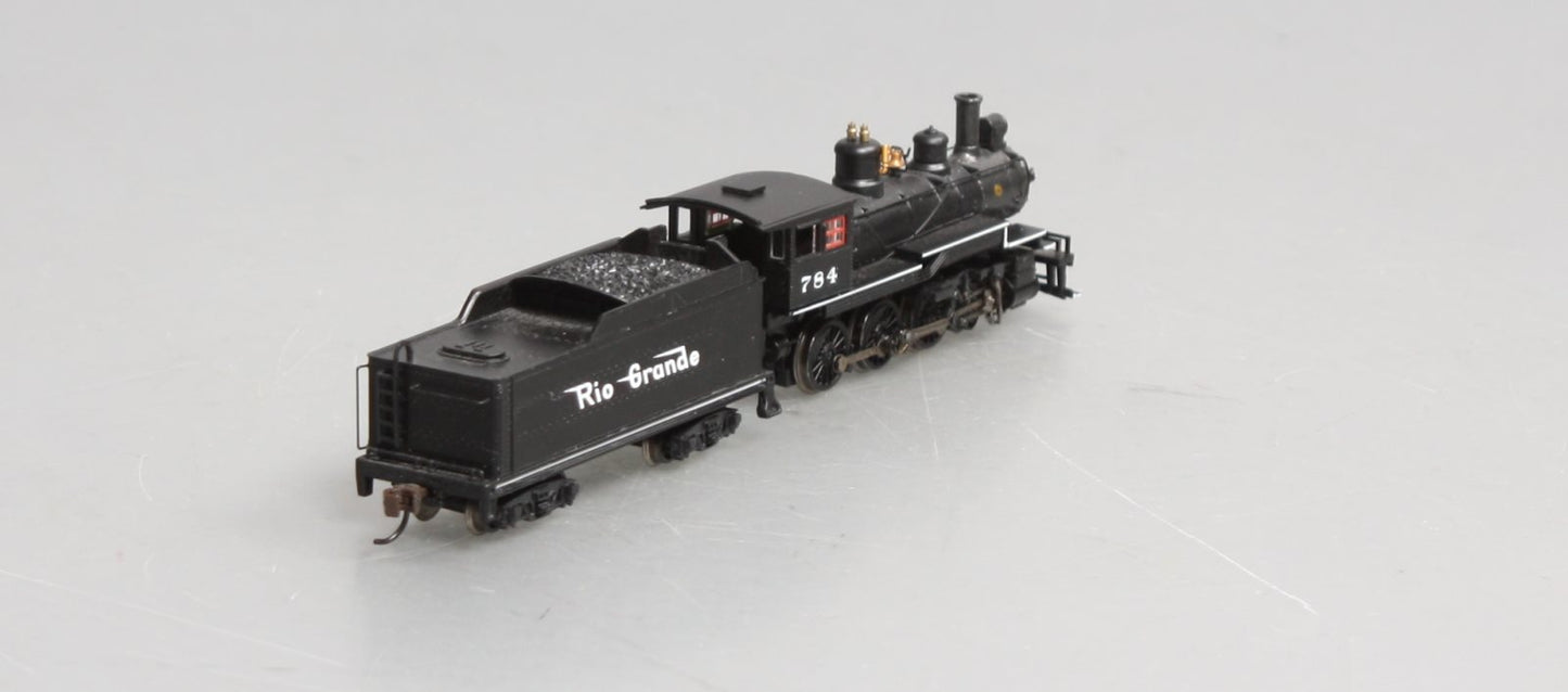 Bachmann 51452 N Painted & Unlettered 4-6-0 Steam Locomotive w/DCC (Black& Red)